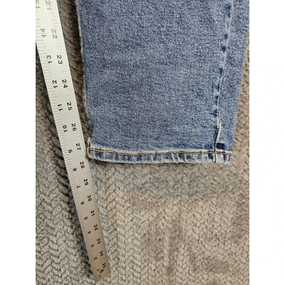 Levis 505 Regular Fit Jeans‎ Mens 34x29 Light Wash Blue Straight Leg 00505-1649